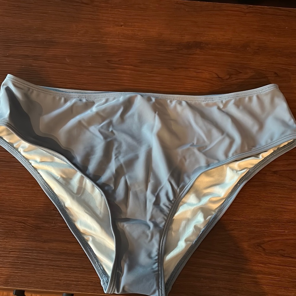 Cupshe Blue Classic Bikini Bottom